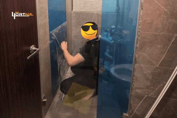 浴室乾濕分離玻璃 · S900