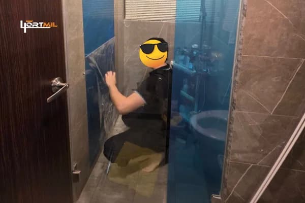 浴室乾濕分離玻璃 · S910